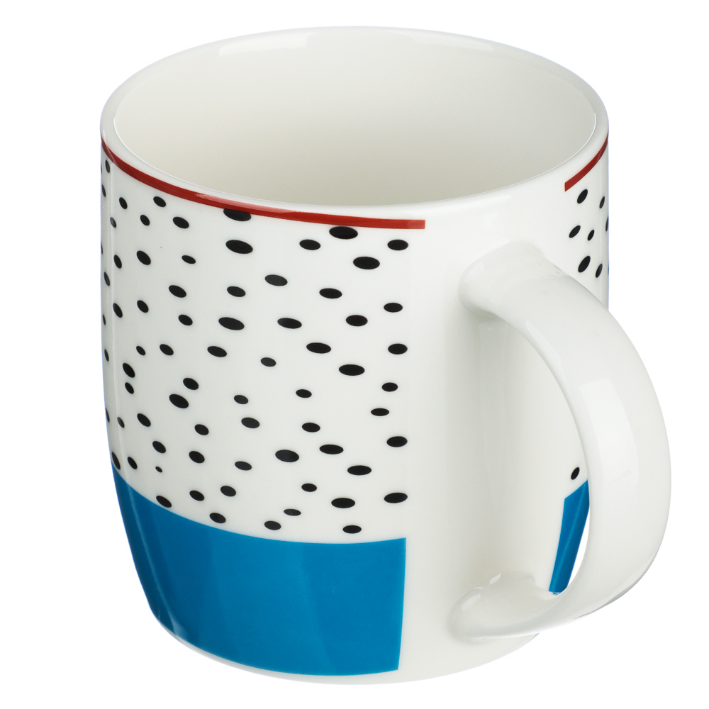 MILLIMI Кружка Штрихи, 350мл, фарфор, 4 дизайна - #3