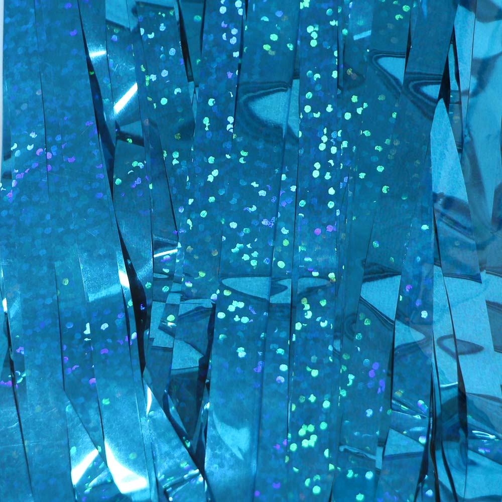 СНОУ БУМ Занавеска из дождика, голографическая, 200х100см, ПЭТ, 6 цветов - #2