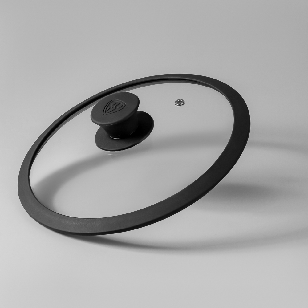 SATOSHI Крышка стекло/силикон с ручкой, 22см - #5