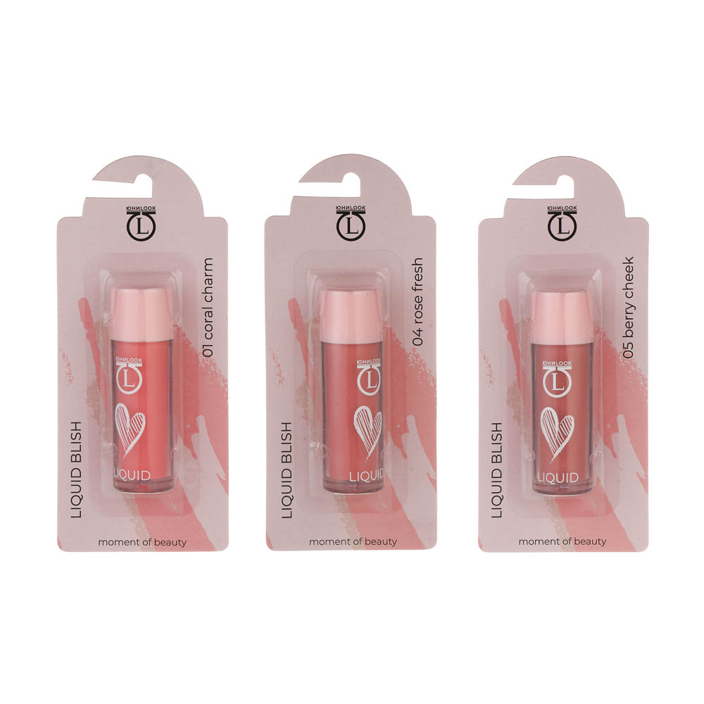 Румяна жидкие с комфортным широким аппликатором тм ЮНИLOOK , 4,8 гр - #5