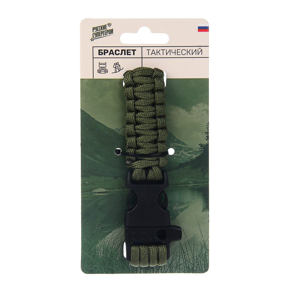 Браслет тактический тм BY Русские Супергерои, паракорд, свисток - #5