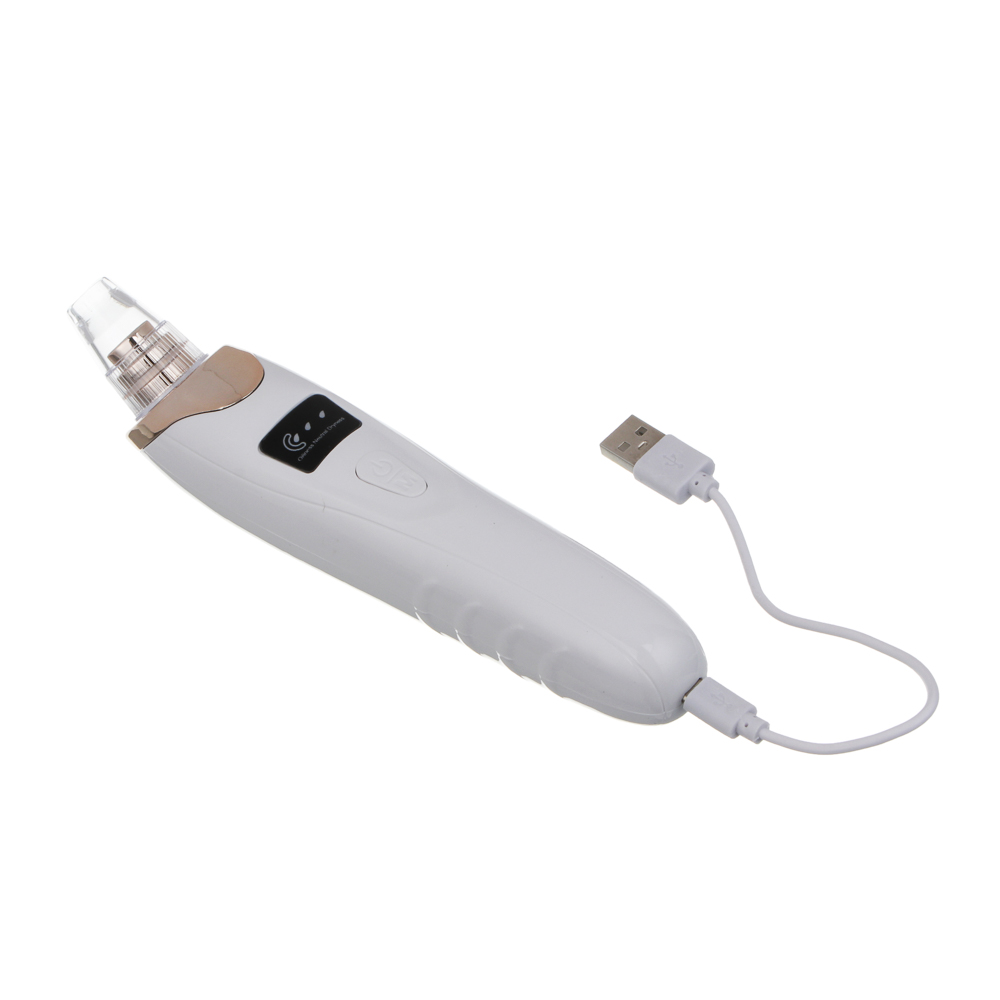 LEBEN Аппарат для массажа и чистки пор, 5 насадок, 350мАч, белый - #7