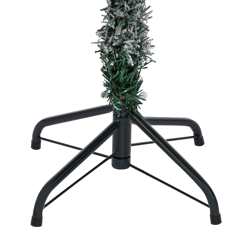 Ель 180 см, 380 веток, снежная, флокирование, ПВХ, 26-19 - #4