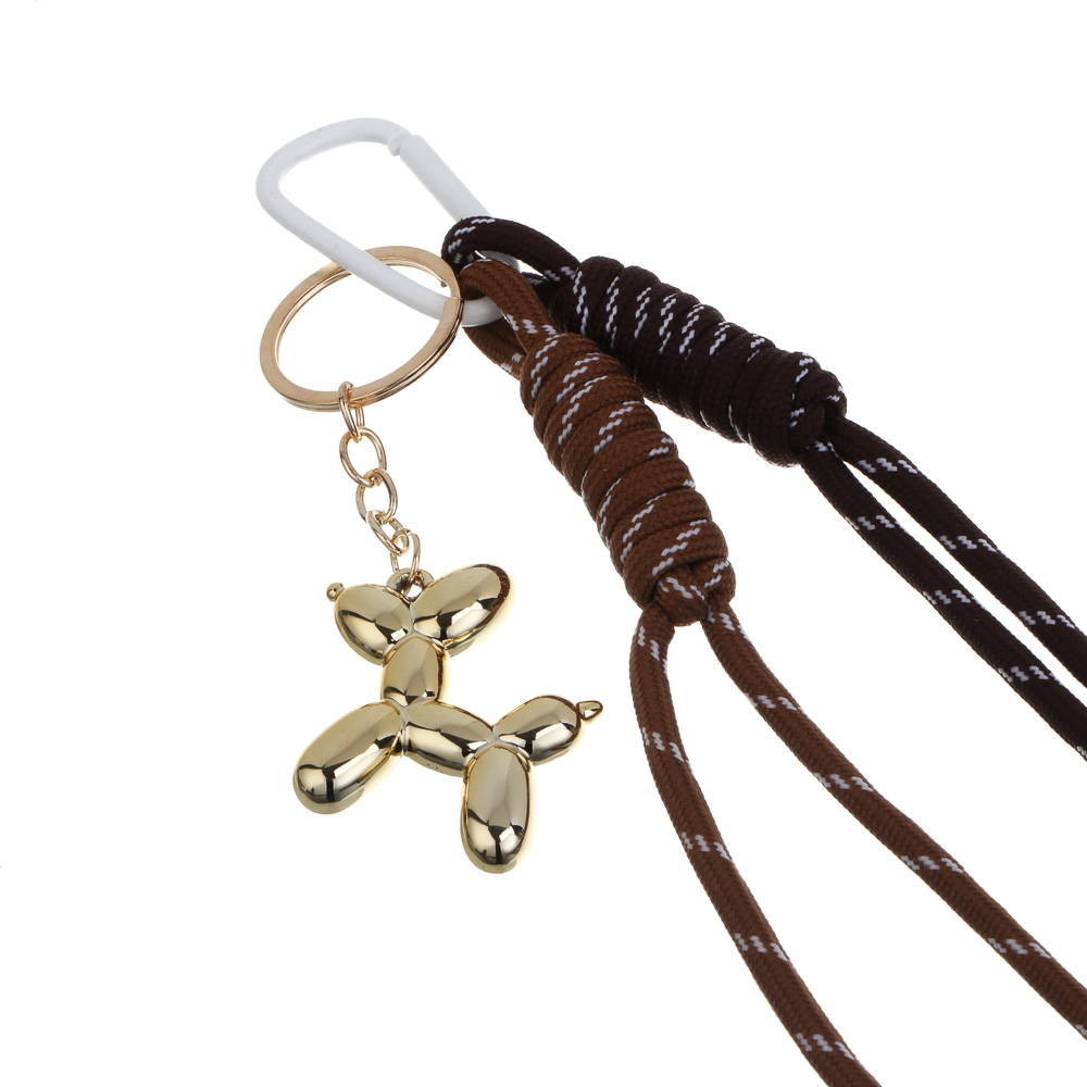 Подвеска брелок шнур паракорд 2 шт и шарм игрушка тм ЮL, ПУ, нейлон, металл, 2 дизайна - #4