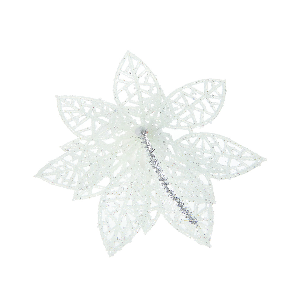 СНОУ БУМ Цветы на проволоке 10x10 см, 3 шт - #3