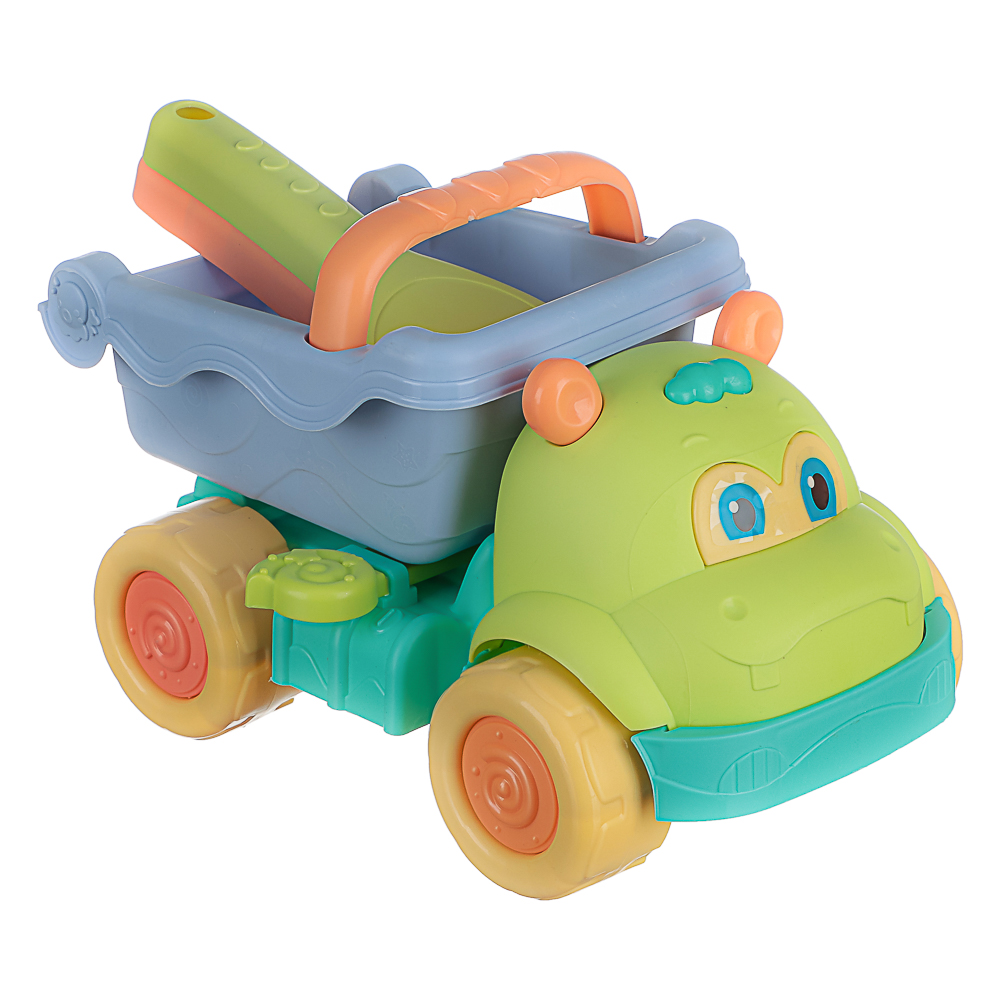 Набор для игр в песке "Самосвал", ИГРОЛЕНД, 3 предмета, пластик, для детей 3+ - #12