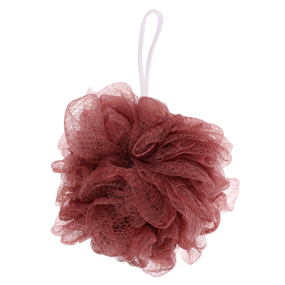 ЮL Мочалка шар роза с подвесом, полиэтилен, 40гр, 5-6 цветов, МС24-03 - #2