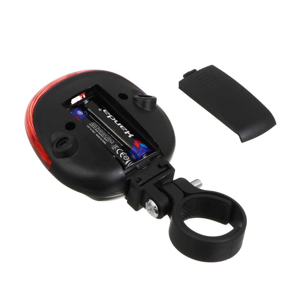 Фонарь велосипедный с 2 лазерами, тм BY SPORT, 7 режимов, 2хААА - #6