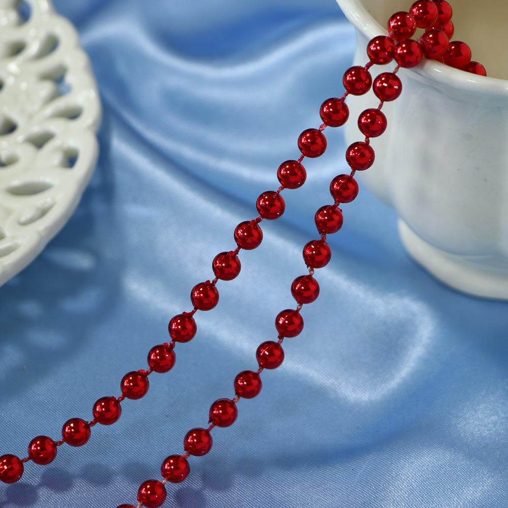 СНОУ БУМ Бусы декоративные 0,6x500 см, туба, 6 цветов, 26-747 - #8