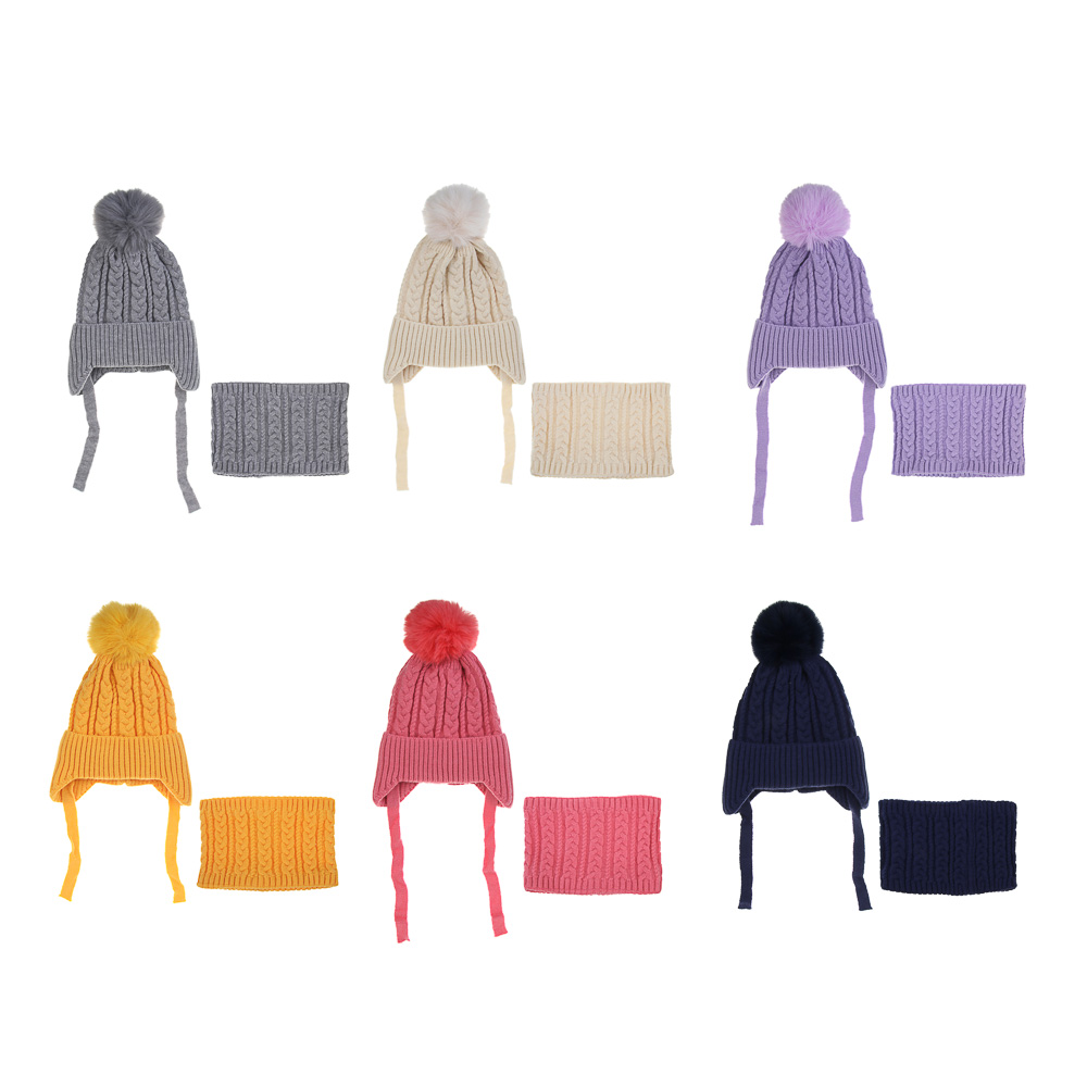 GALANTE Комплект 2 пр.: шапка р.50, шарф-снуд 17х21см, 100% акрил, цвета в ас-те, ОЗ25-23 - #1