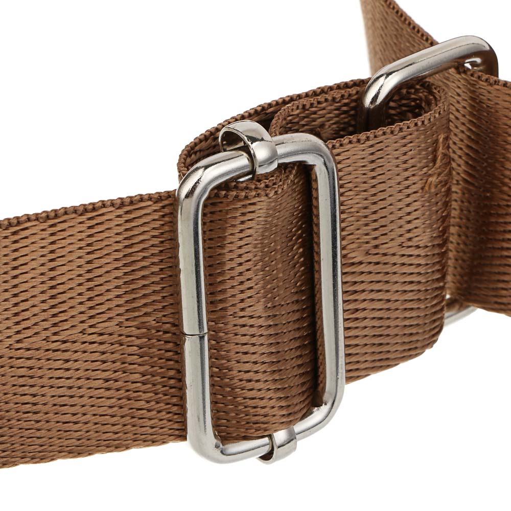 Ошейник для животных тм VETTA, нейлон, хаки/беж, обхват шеи 45-60см - #5