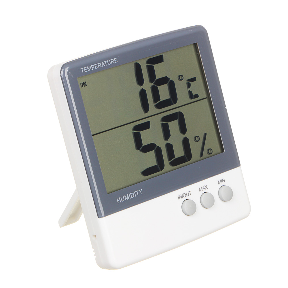 VETTA Термометр электронный 2 режима, с уличным датчиком, пластик, 10,8x10см, HTC-3 - #1