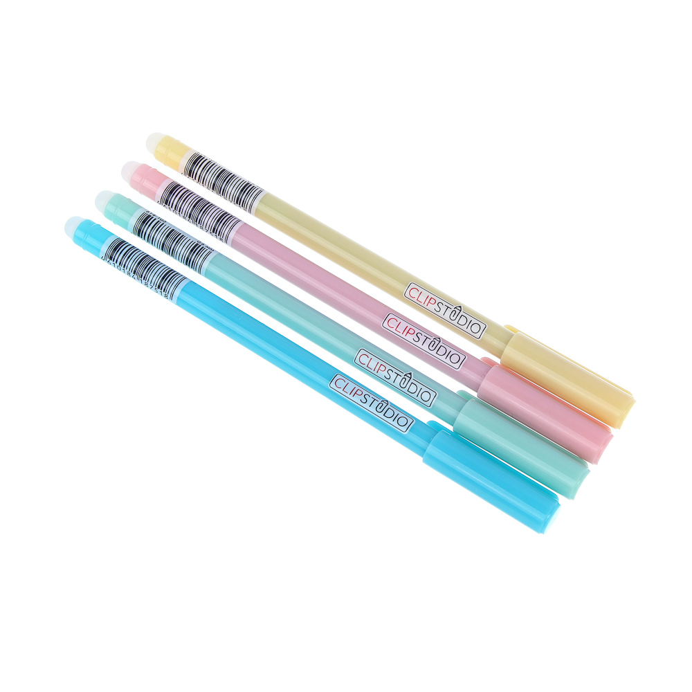 Ручка гелевая ClipStudio "пиши-стирай" синяя, наконечник 0,6 мм, 4 дизайна - #1