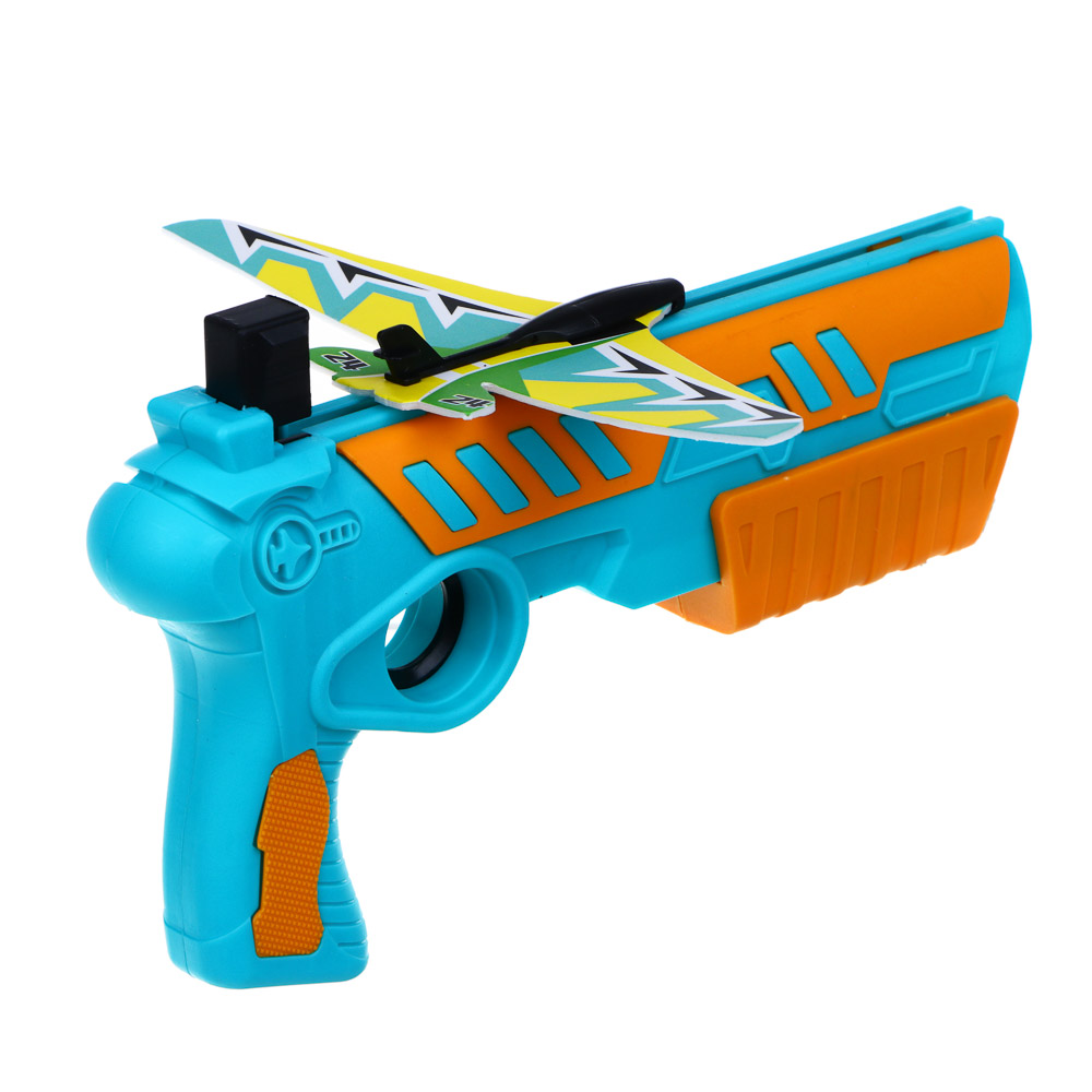 SILAPRO Набор для воздушного боя (пистолет-1шт., самолет 14х6.5см-4шт., мяч 3шт.), ABS, пенопласт - #4