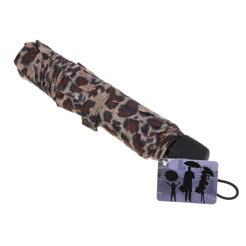 Зонт женский, механика, сплав, пластик, полиэстер, 55см, 8 спиц, 4 цвета, RST305L - #7