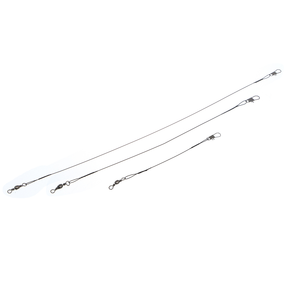 Набор поводков для жерлиц тм AZOR FISHING, 10 шт, 10-30см, 3 вида - #1