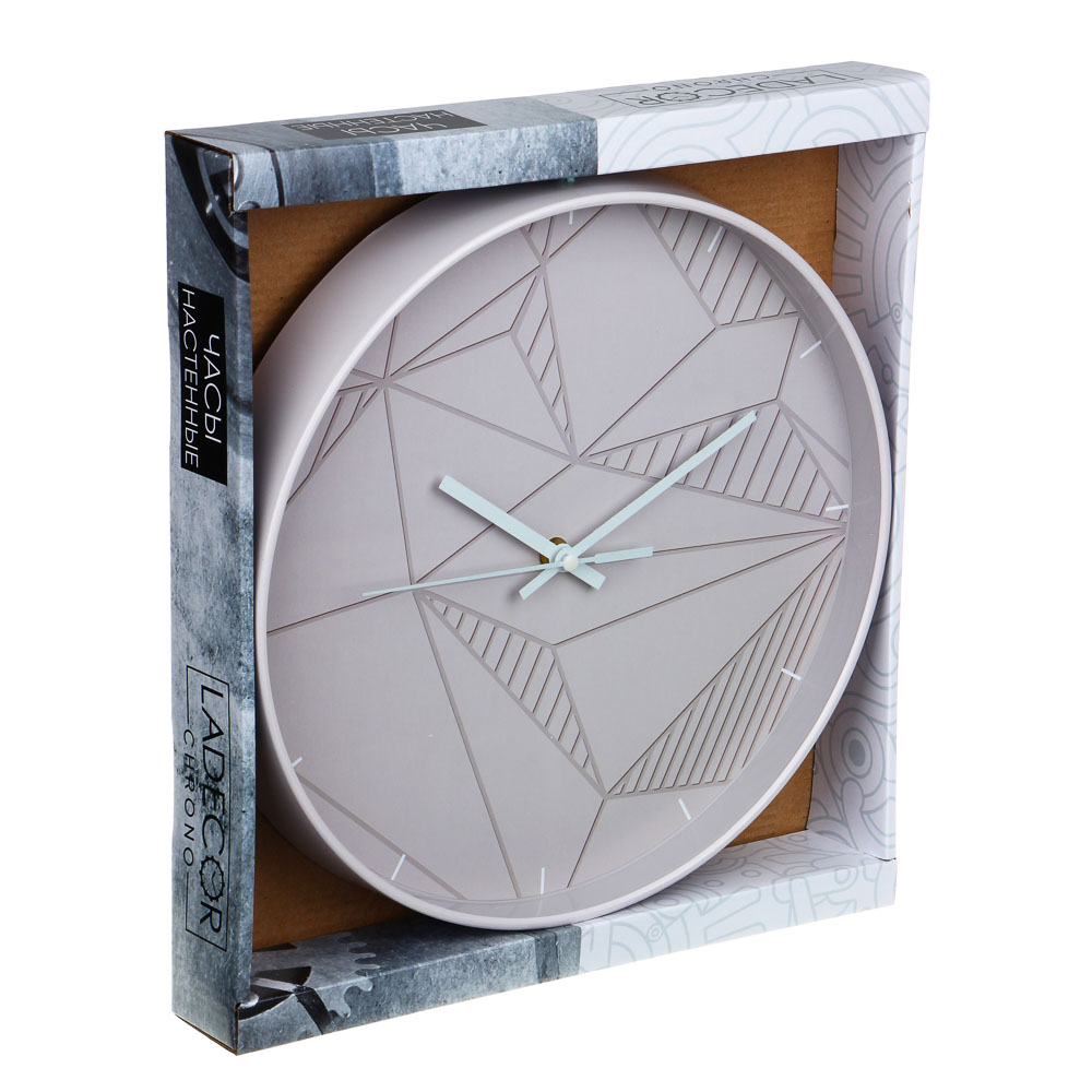 Часы настенные круглые Ladecor Chrono "Геометрия" - #4