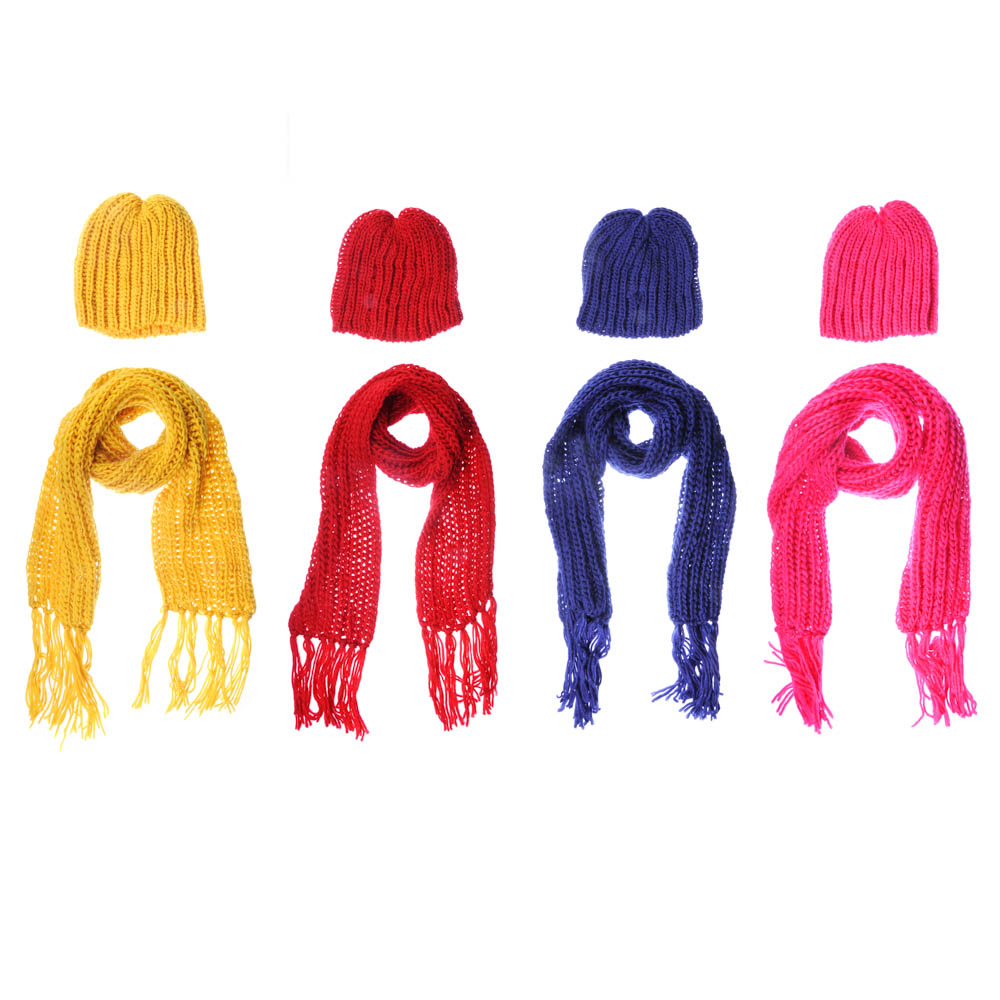 Комплект Galante, взрослый: шапка и шарф - #1
