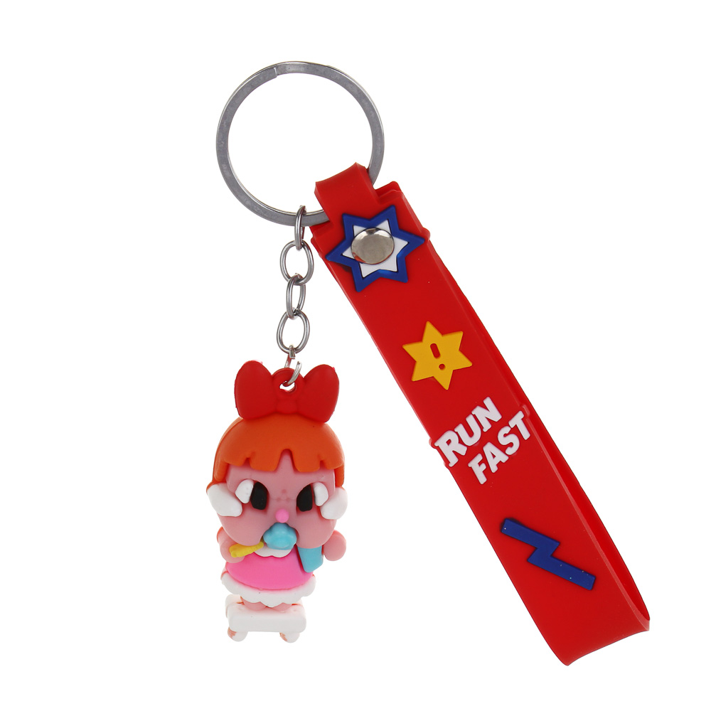 Брелок с игрушкой, 5х3 см, полипропилен, 6 дизайнов - #2