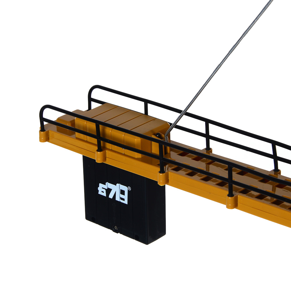 ИГРОЛЕНД Кран радиоуправляемый, 4-х канальный, свет, АКБ, USB, 2хАА, ABS, 41х21,5х18 см - #11