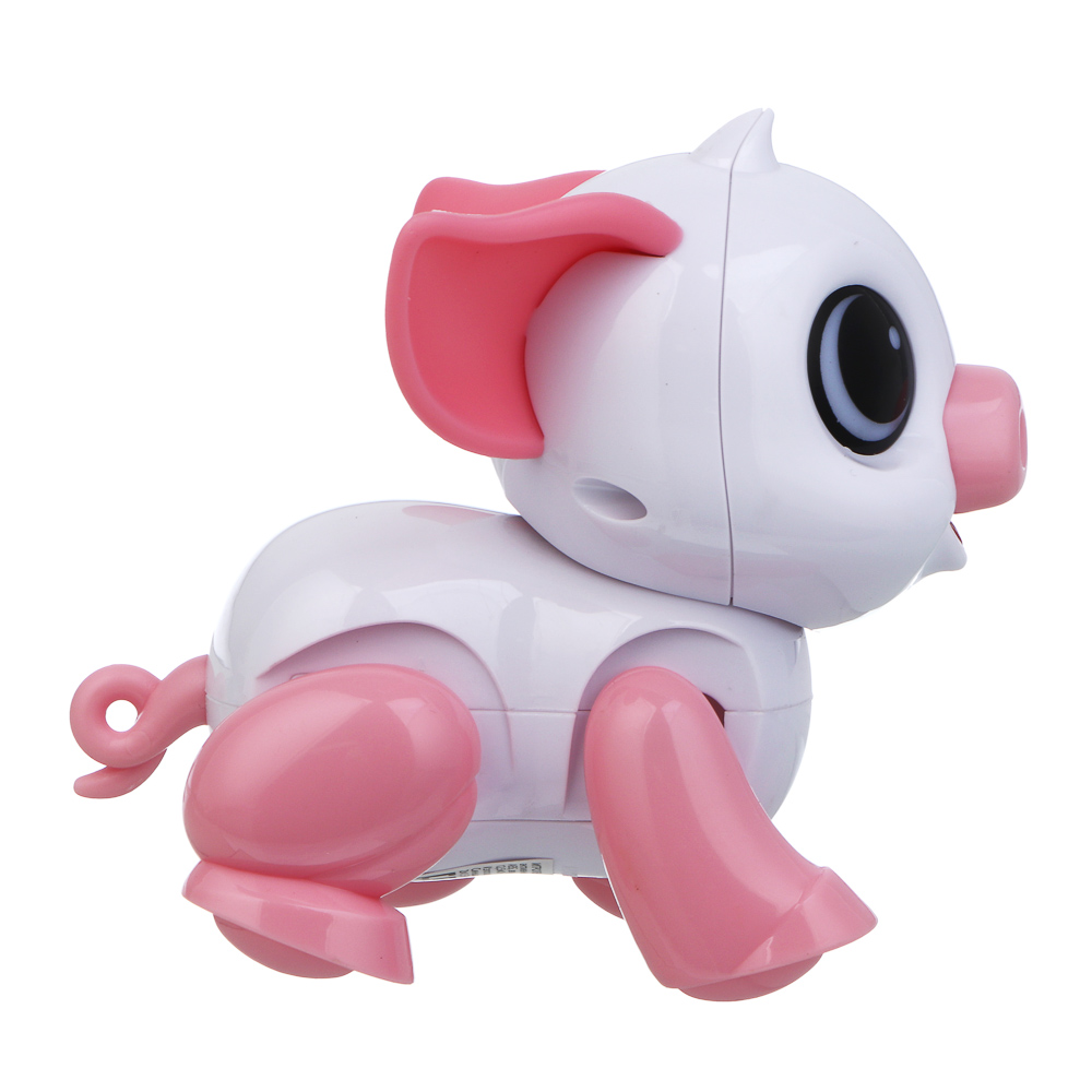 ИГРОЛЕНД Игрушка "Интерактивный питомец" поросёнок, ABS, звук, свет, движ., 2хAAA, 12,5х10,5х13,5 см - #7