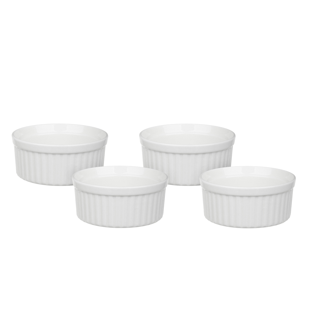 MILLIMI Набор форм для запекания порционных блюд 200мл, 4 шт, фарфор - #1