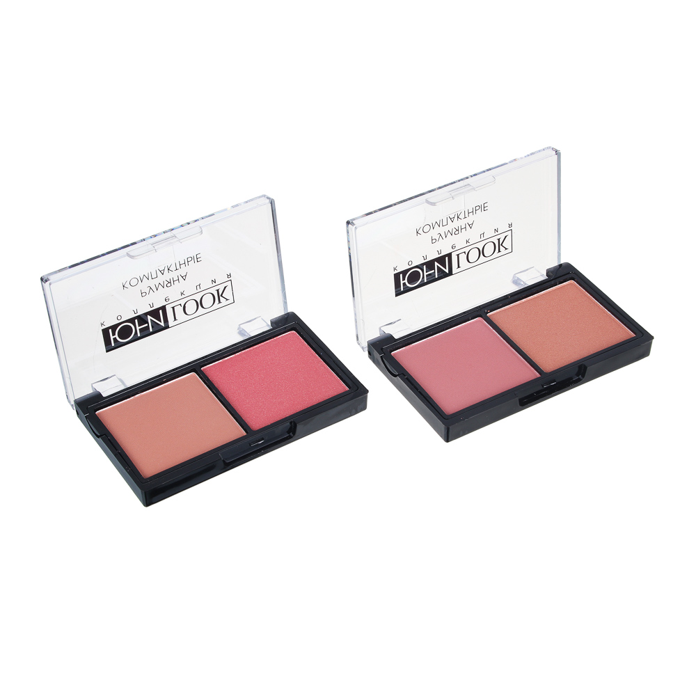 ЮНИLOOK Румяна компактные, 4,6гр, 2 тона, РК-19 - #13