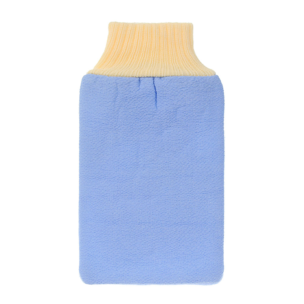 Мочалка варежка тм ЮL 2-х стороняя, РЕ, полиэстер, поролон, 23х13см, 3 цвета - #8