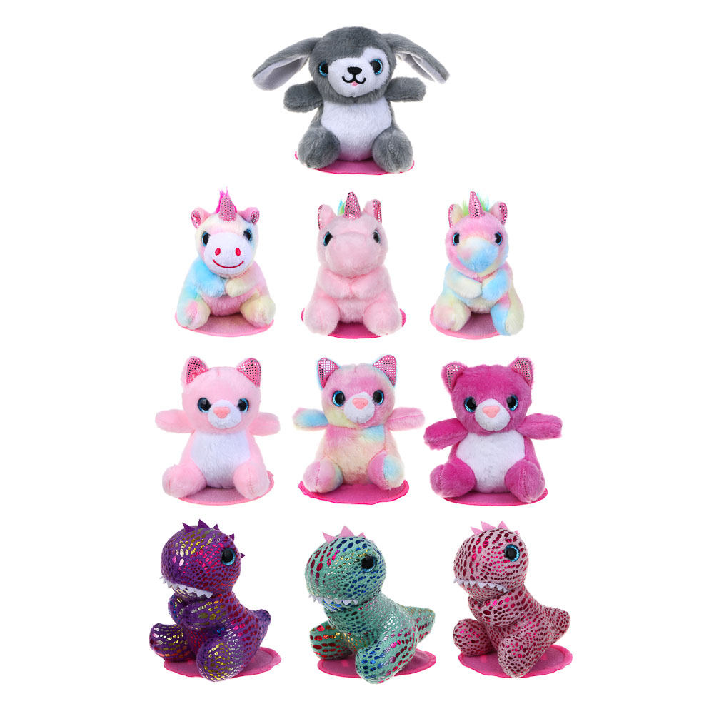 ИГРОЛЕНД Игрушка мягкая "Любимчик" на плечо, 10 см, полиэстер, 12 диз. - #2