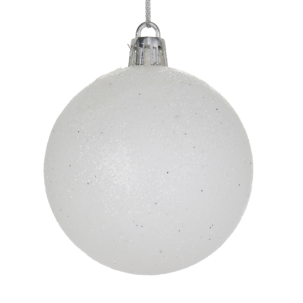 СНОУ БУМ Набор гладких шаров 6 см, 18 шт, белый, 26-150 - #3