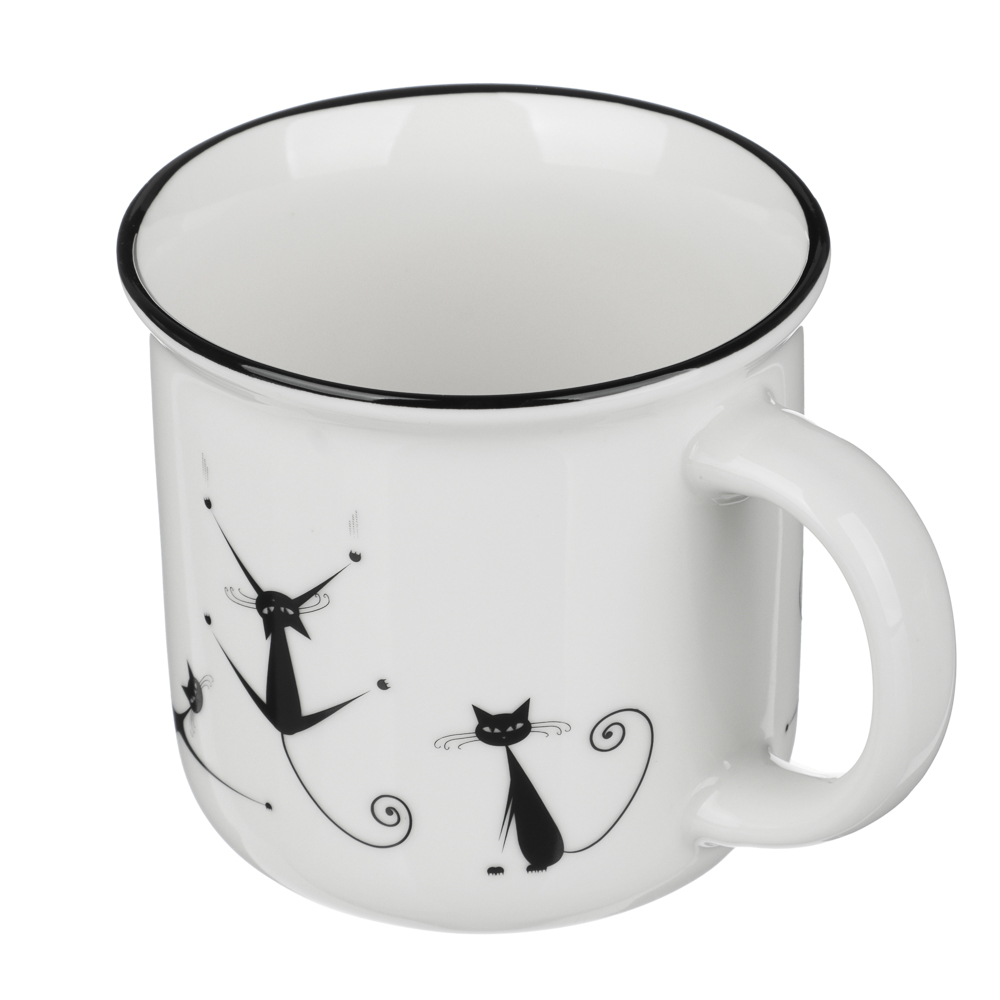 Кружка тм MILLIMI Фитнес, 350мл, фарфор, 4 дизайна - #3