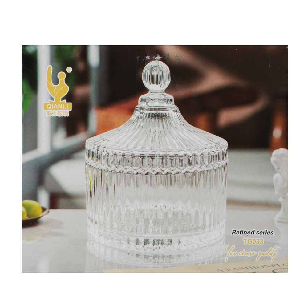 Сахарница стекло 10.5x12.5см - #7