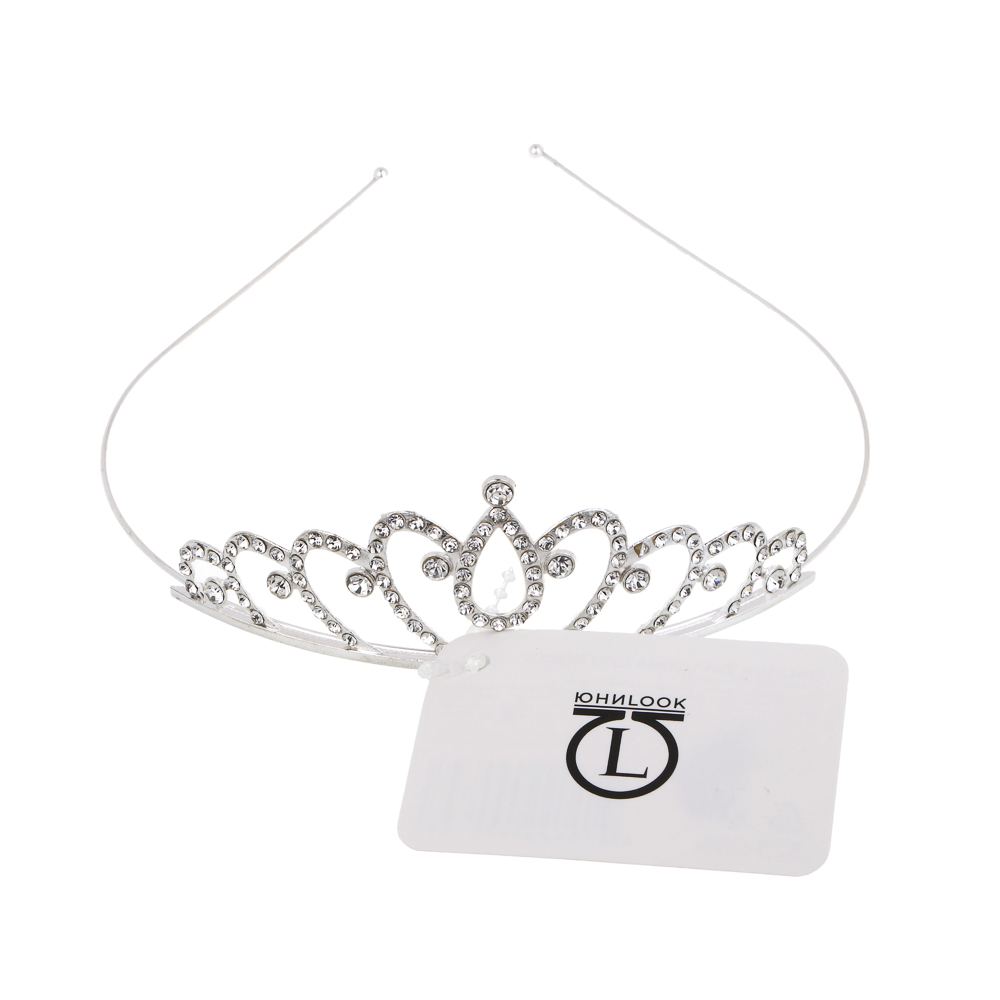 Ободок диадема для волос, тм ЮНИLOOK, 12,5, сплав, 6 дизайнов, #23 - #6