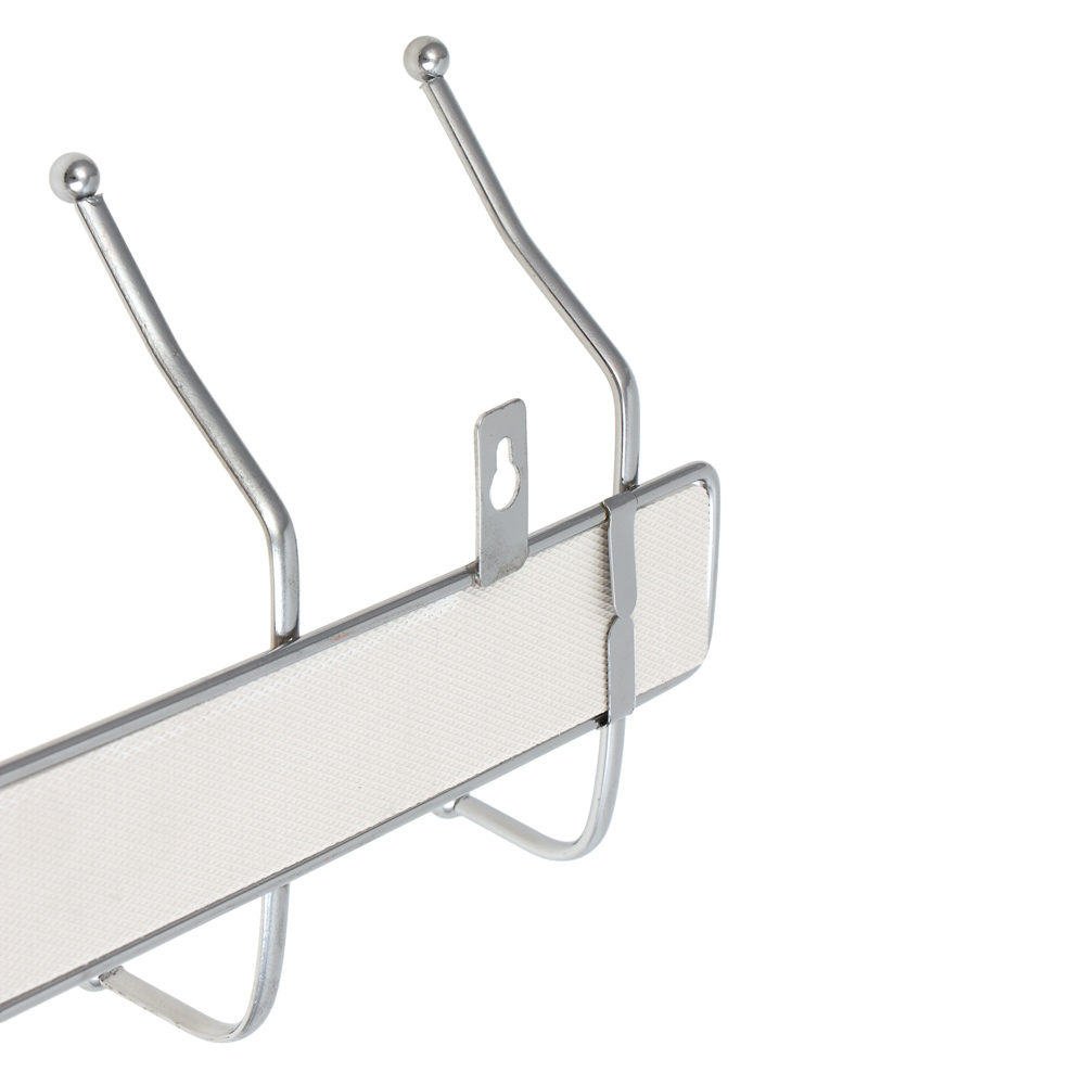 Вешалка настенная тм VETTA Мрамор, 5 крючков, цвет хром - #4