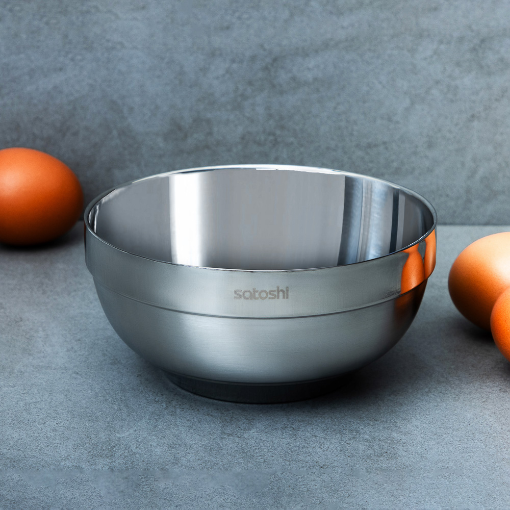 SATOSHI Салатник с двойными стенками 14см, нерж.сталь - #3