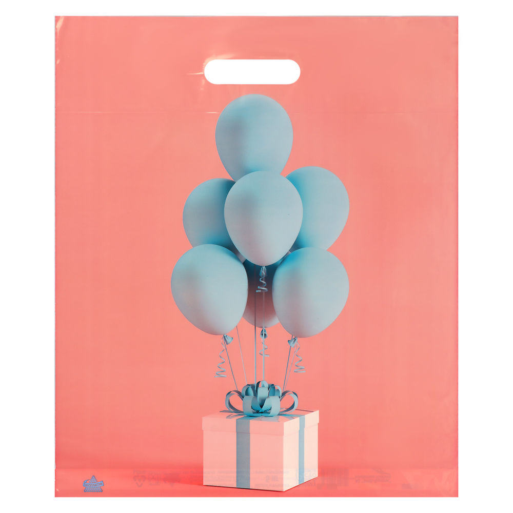 Пакет Воздушный сюрприз-пакет вырубной, XL 45x38см, 60 мкм, ПВД - #2