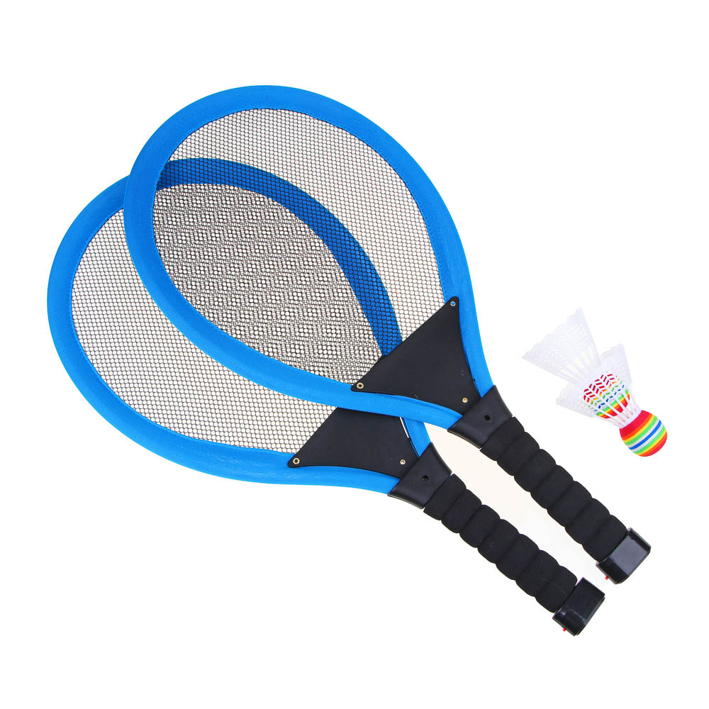 Набор для бадминтона, тм BY SPORT, 2 ракетки 55см с 9LED диодами, 1 волан c LED, 1 волан без LED - #4