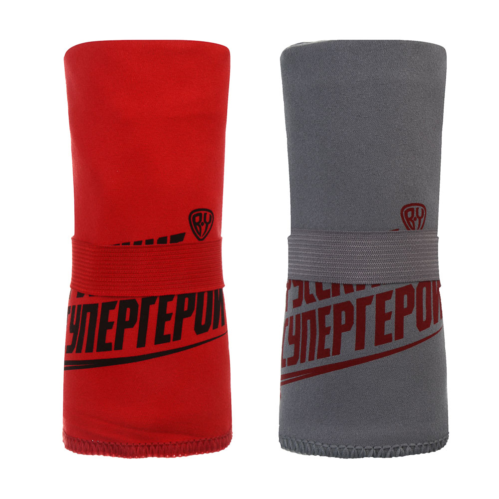 Полотенце спортивное из микрофибры тм BY Русские Супергерои 90х50см, полиэстер, нейлон, 2 цвета - #5
