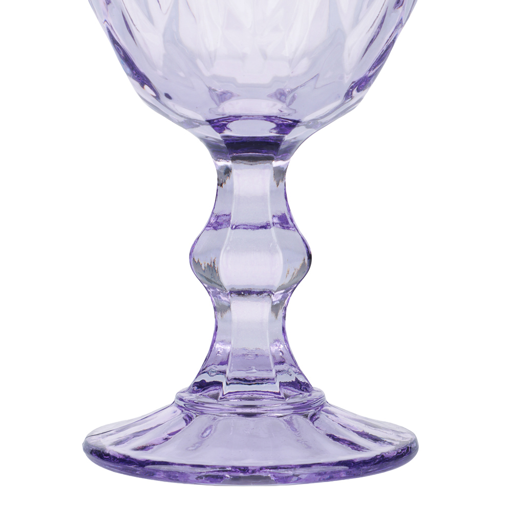 Набор бокалов для вина тм MILLIMI Ромб, 320мл, стекло, 3 шт, 3 цвета - #5