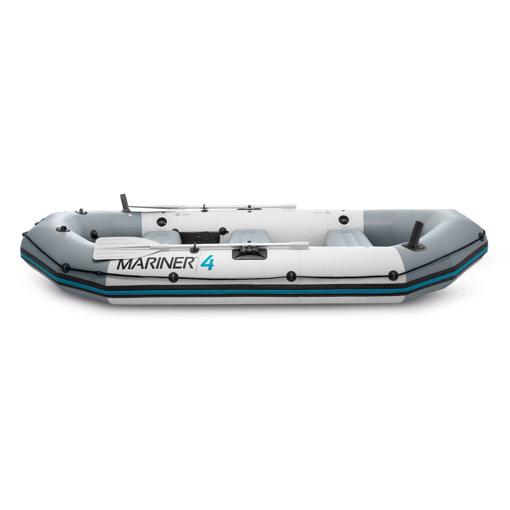 INTEX Лодка MARINER 4, алюминиевые весла, 328х145х48см, 68376NP - #3