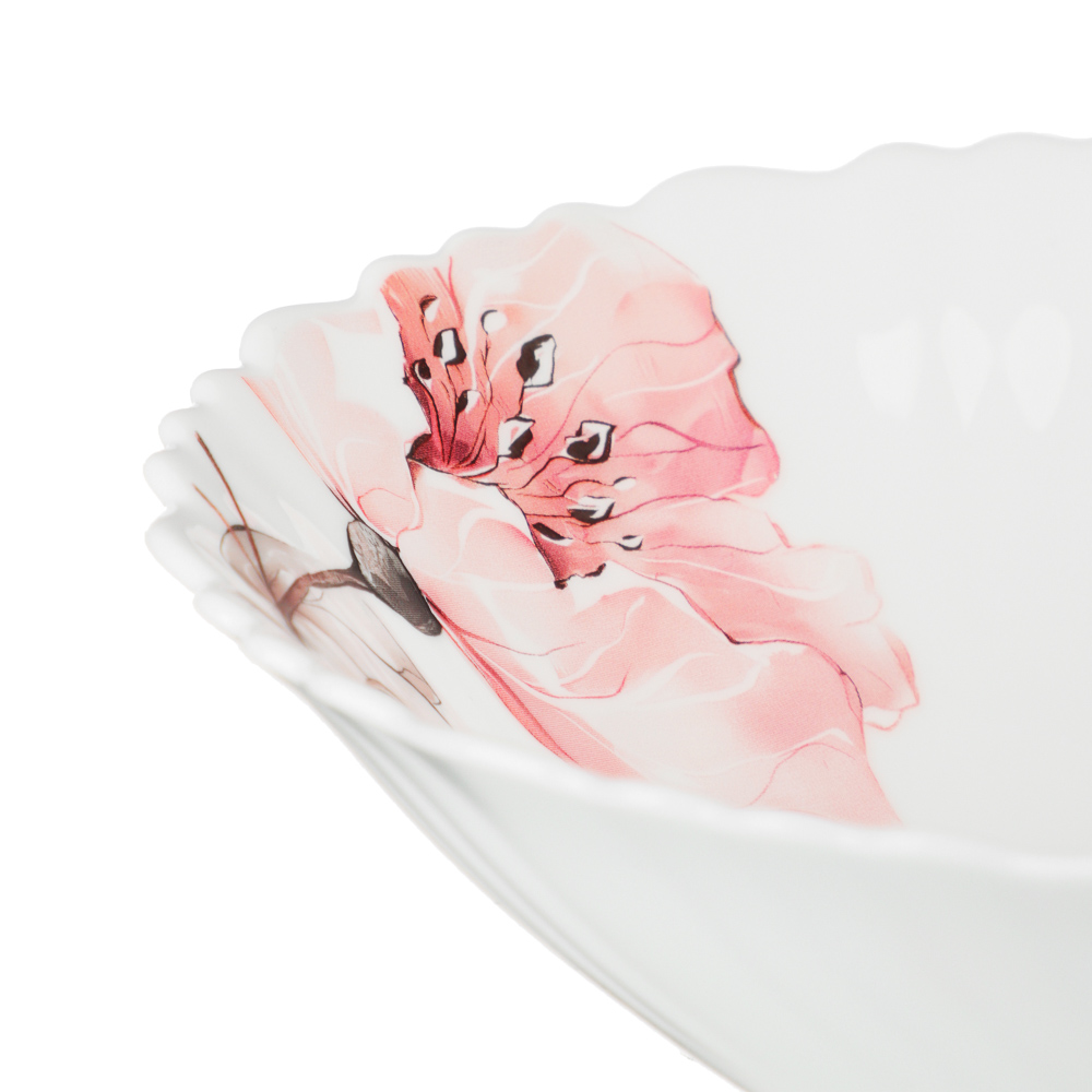 MILLIMI Роселла Набор столовой посуды 13 пр., опаловое стекло - #6