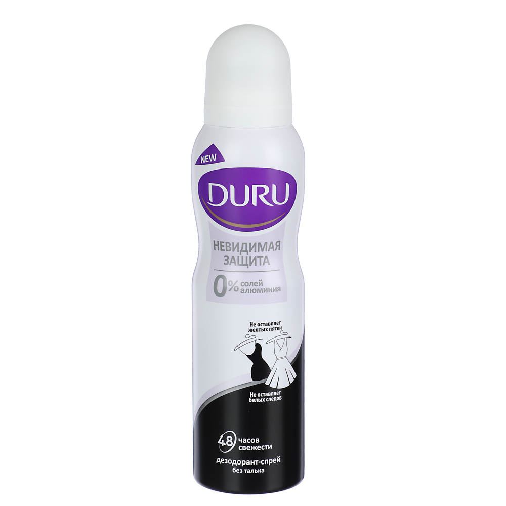 Дезодорант-аэрозоль женский DURU Невидимая защита, 150 мл - #1