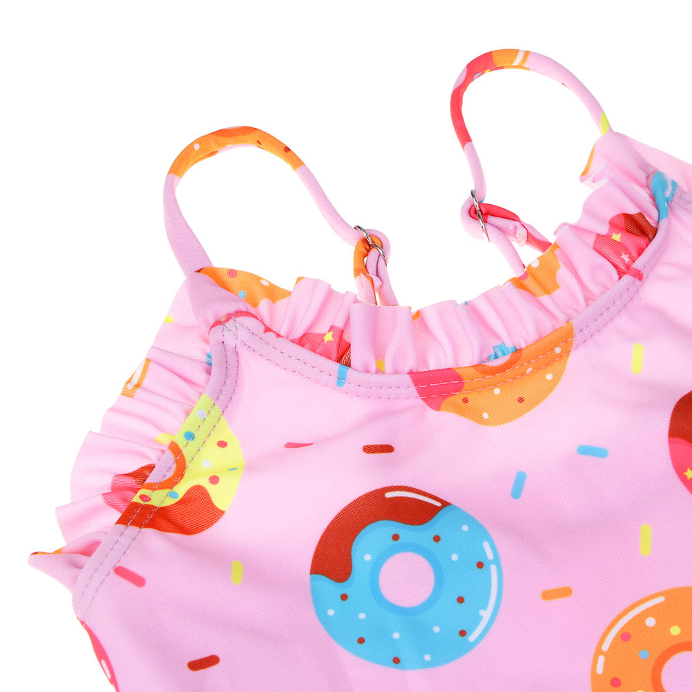 GALANTE Купальник для девочки слитный, р.110-116, 82%полиэстер, 18%эластан, ВЛ25-08 - #3