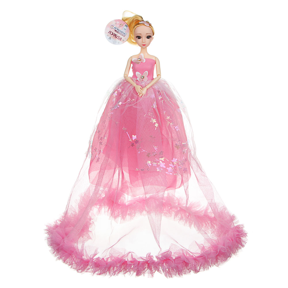 Кукла в пышном платье, 30см, пластик, полиэстер, 2 дизайна, 5-8 цветов - #3