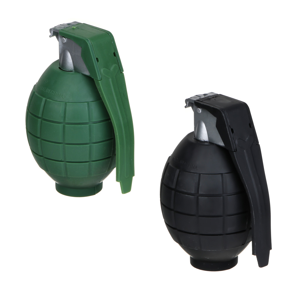 ИГРОЛЕНД Граната игрушечная, свет, звук, 2xAG13, ABS, 10х7х7см, 2 дизайна - #2