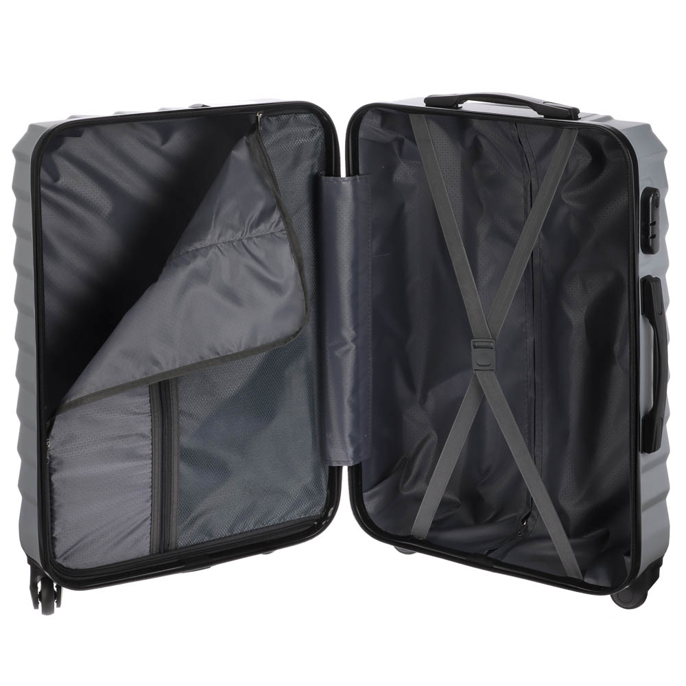 Чемодан дорожный М, ABS пластик, 67х43х26 см, 4 цвета - #18