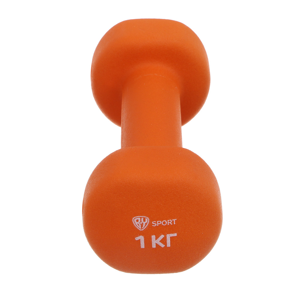 Гантель с неопреновым покрытием 1кг (+-100гр) тм BY SPORT, металл, неопреновое покрытие - #4