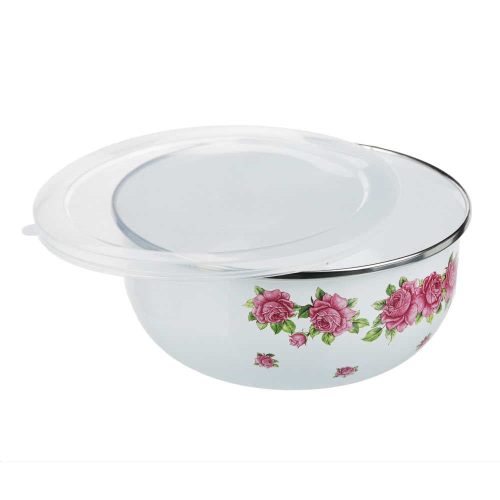 Набор посуды Роузи, 6 предметов, эмалированные мини-кастрюли + салатник - #4