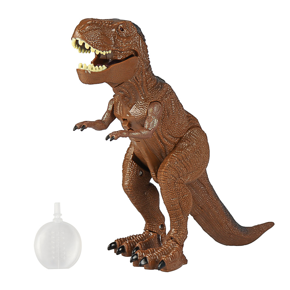 ИГРОЛЕНД Игрушка интерактивная в виде Динозавра, пар, свет, звук, движение, 3АА, ABS, 29х28х9,5см - #2