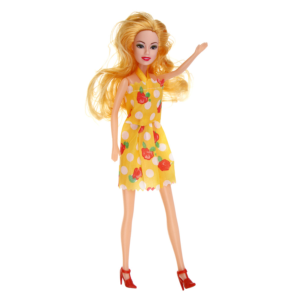 ИГРОЛЕНД Кукла в платье, 29 см, PP, PVC, 10,5х4х35,5 см, 6 дизайнов - #4